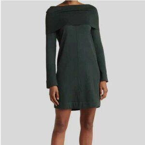 Vince Camuto Green Cowl Neck Sweater Dress Size S